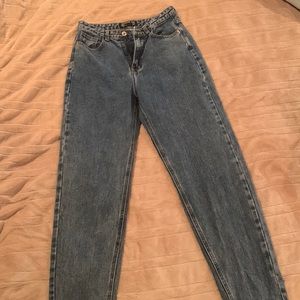 Denim mom jeans